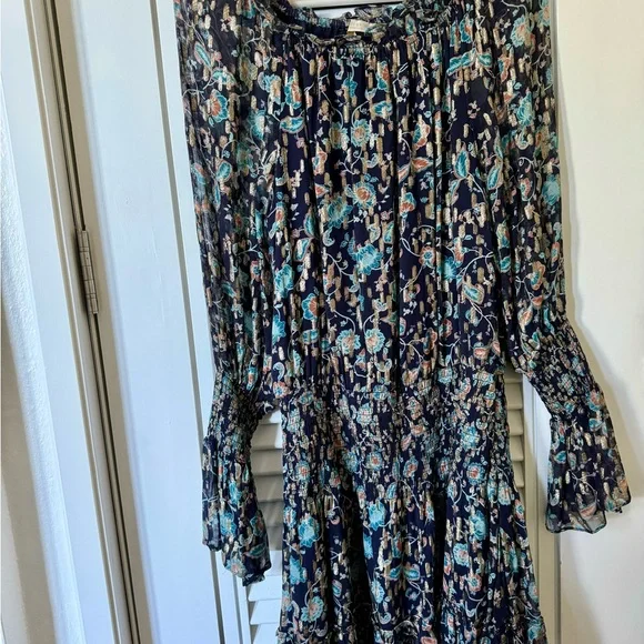 Ramy Brook Navy with gold pattern. Worn 1x - Picture 3 of 3